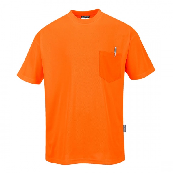 Portwest S578 Day-Vis Pocket Short Sleeve T-Shirt